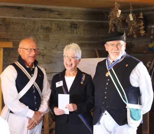 October 2019 - state president presentation to Hill's Fort Society